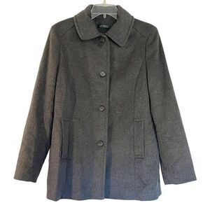 Lauren Ralph Lauren grey wool peacoat size 10